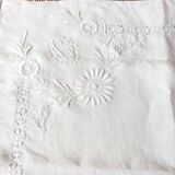 Embroidered pillowcase
