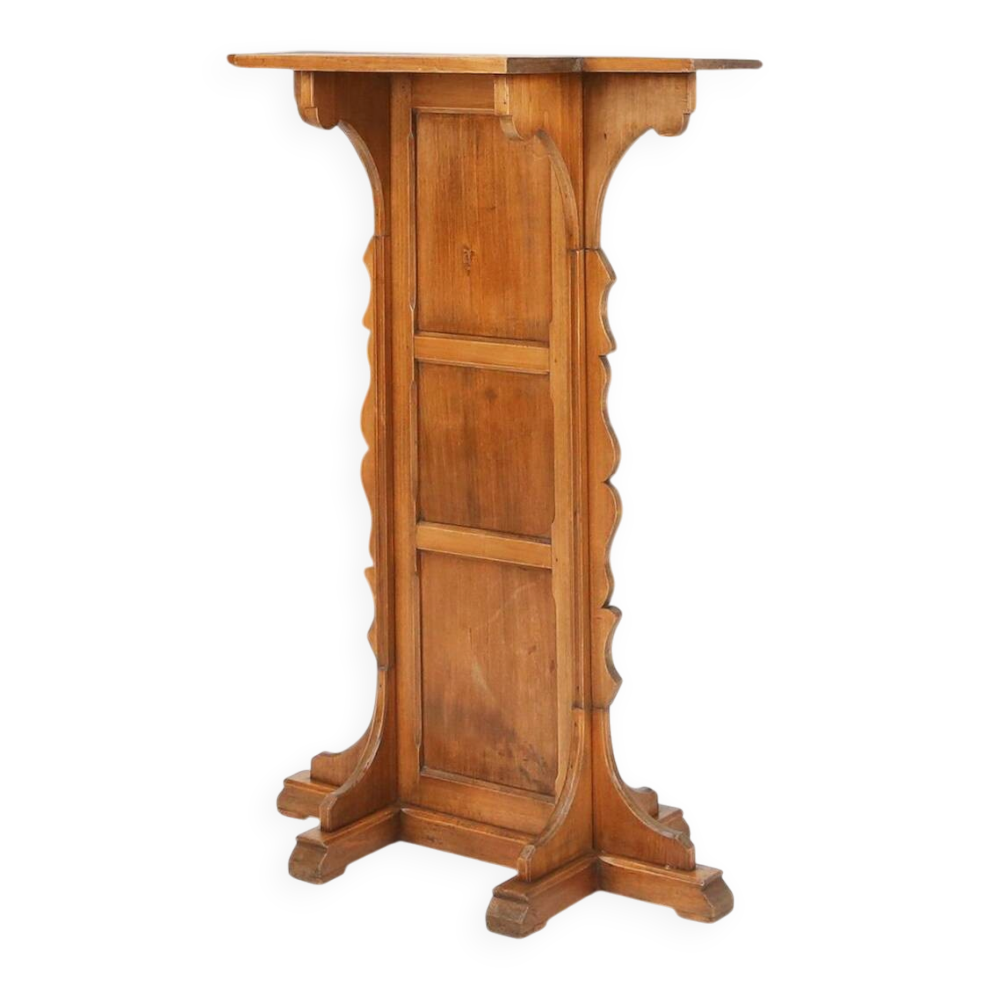 Church Console in solid wood, France ca. 1900