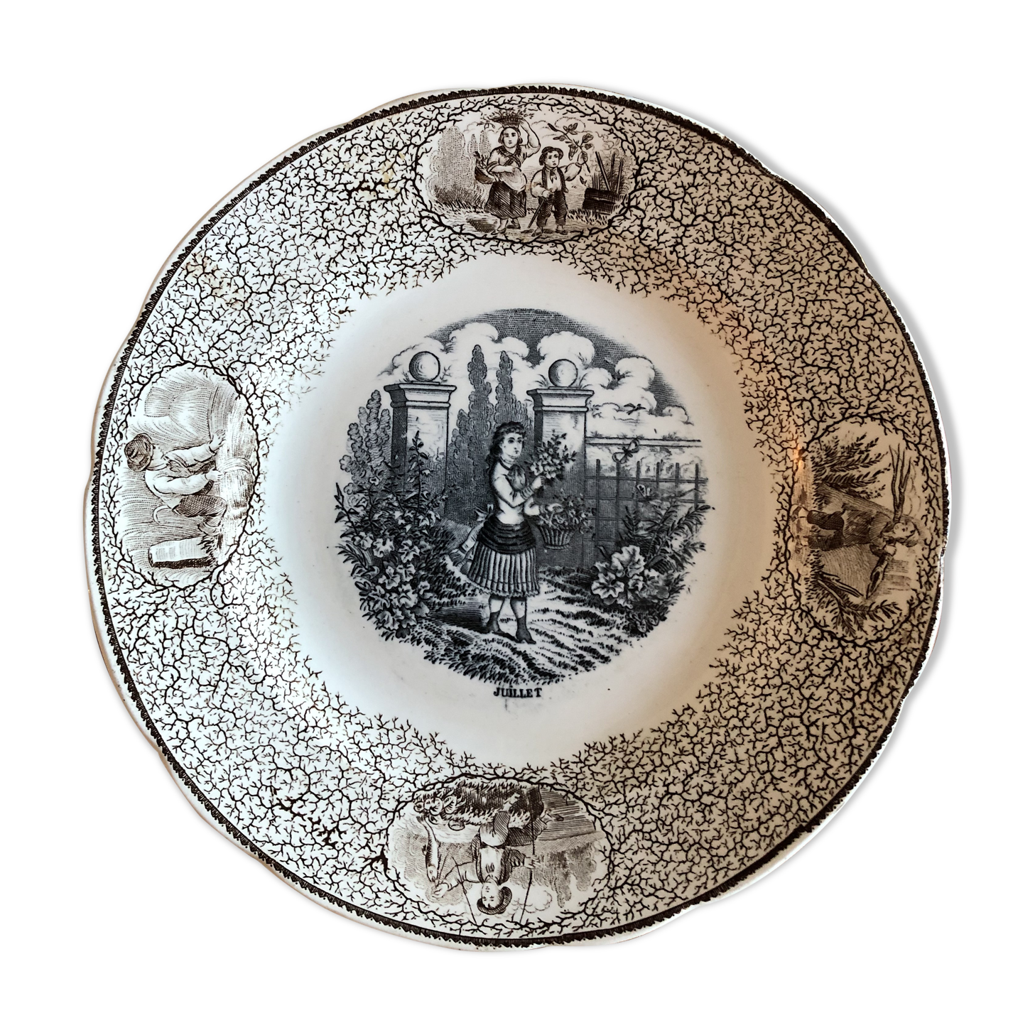 Lot of 10 plates Badonviller