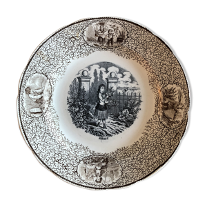 Lot de 10 assiettes badonviller