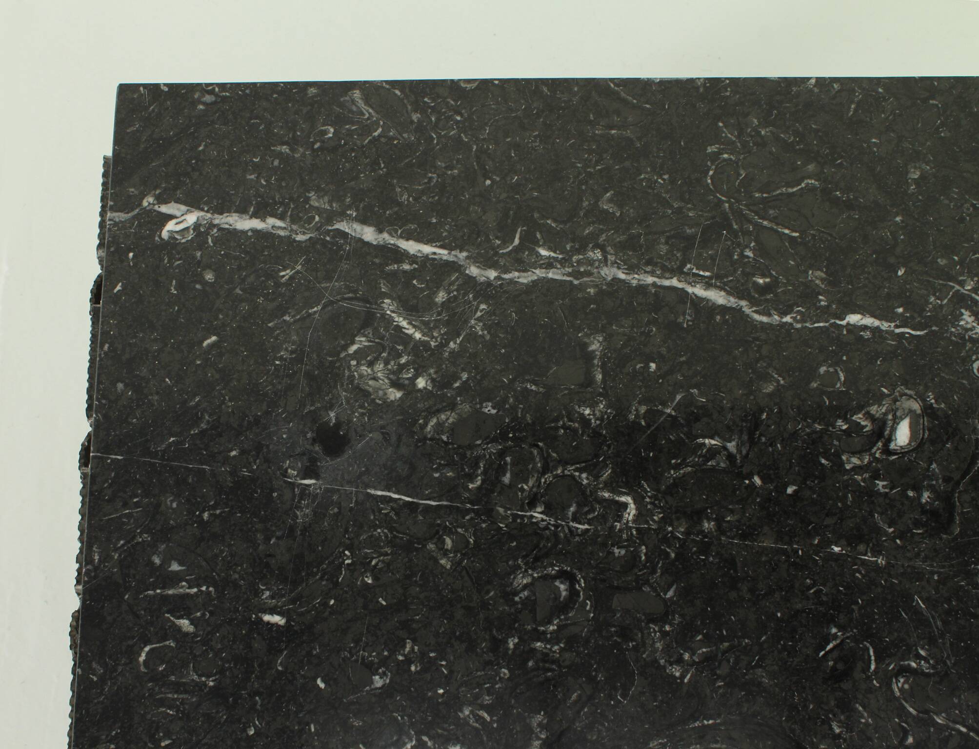 Brutalist coffee table with marble top, Spain, 1960s