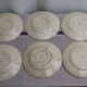 Set of 6 ceramic dessert plates