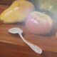 Still life painting - oil on canvas - Signed Ankie Rialland