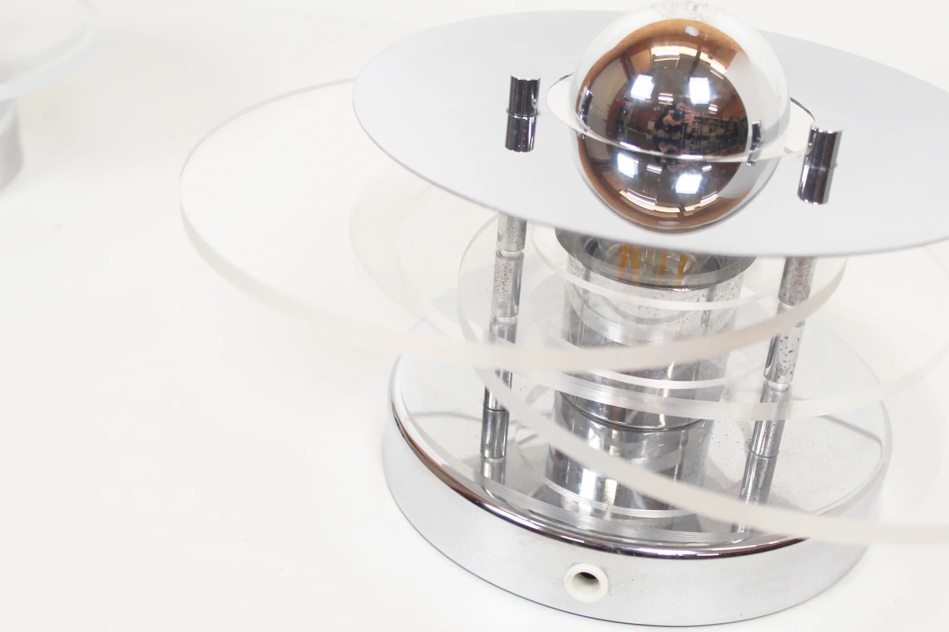 Pair of acrylic wall lamps by Jocelyne Trocmé for Galerie Oxar