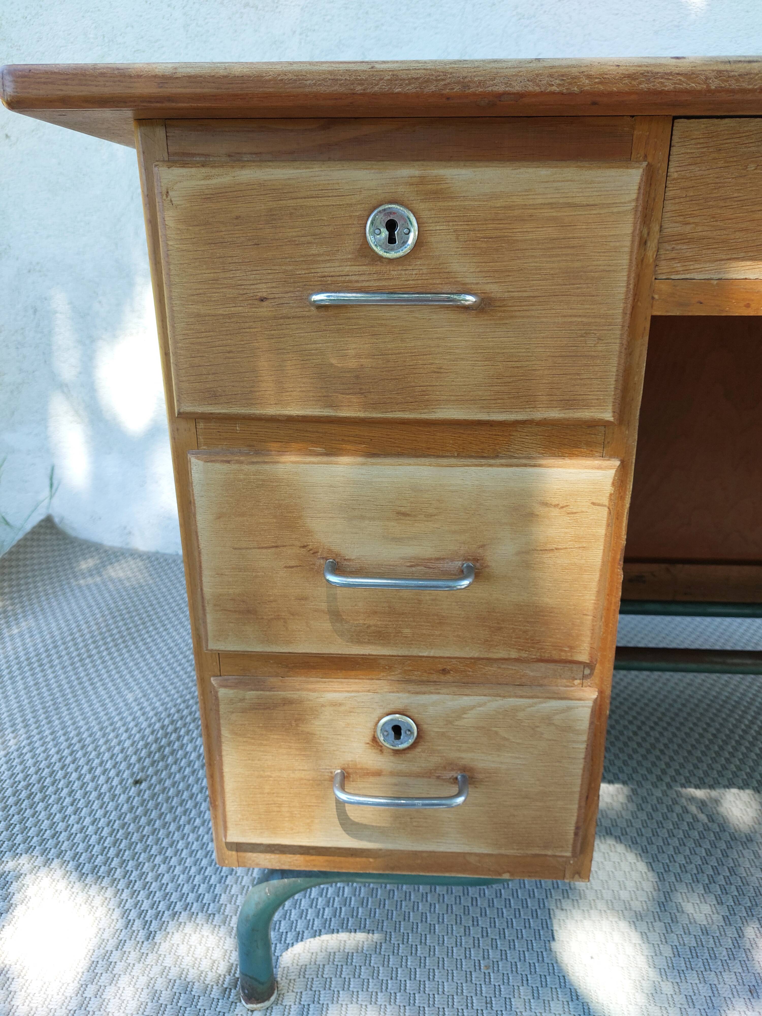 bureau maître d'école, vintage