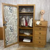 Asymmetrical wardrobe from the 1950s