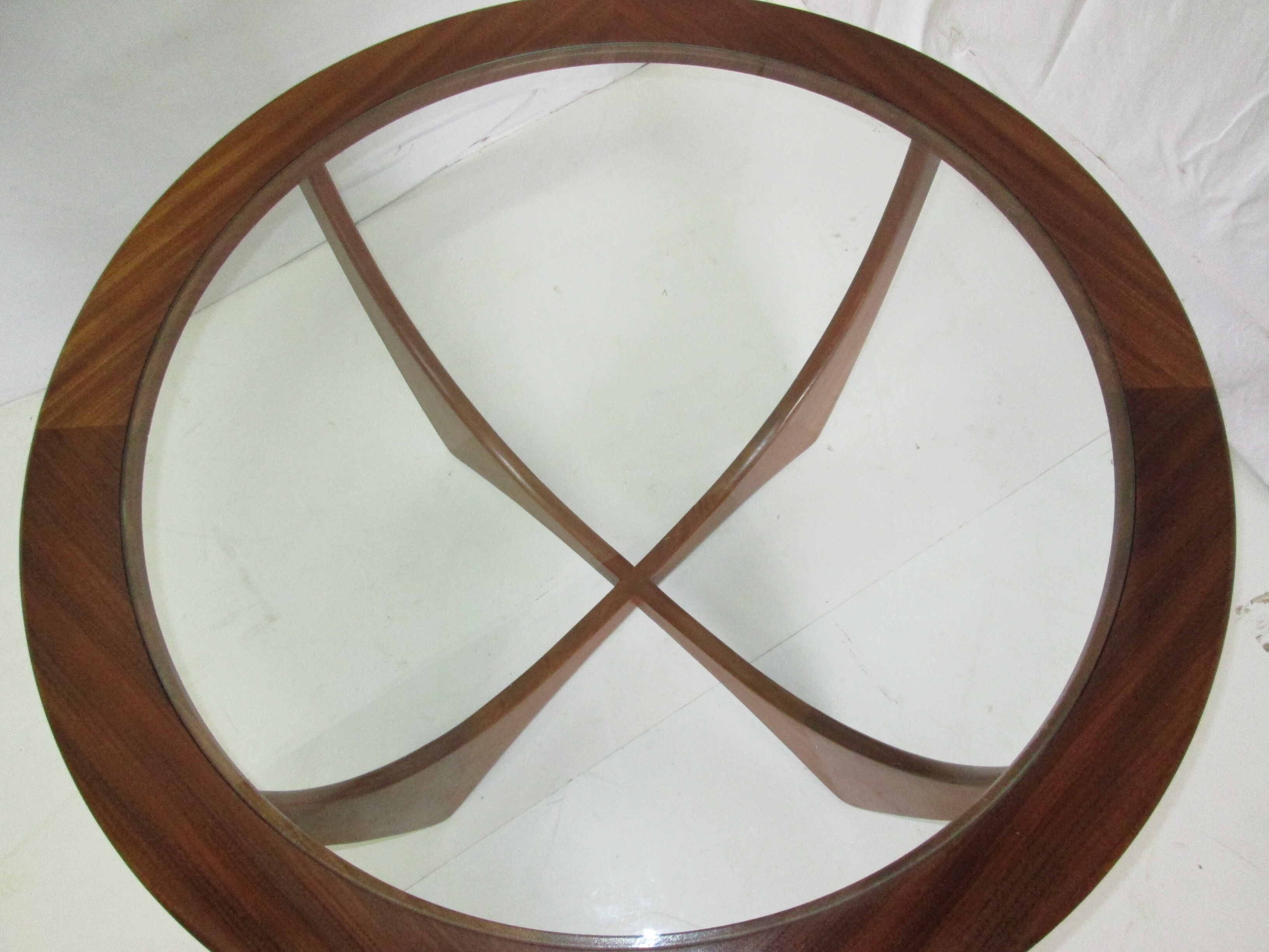 Round coffee table Astro teak by Wilkins