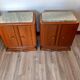 Pair of art deco bedside tables