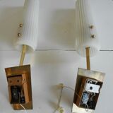 Pair of Scandinavian wall light