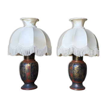 Lampes japonaises Meiji 19ème