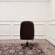 Chaise de bureau Chesterfield anglaise brune, chaise de président