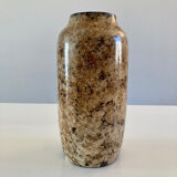 Marbled effect vase in Lunéville earthenware