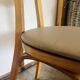 Light Oak Varnished Bistro Chairs (Baumann) Compass Leg