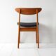 Quatre chaises danoises vintage en teck par Farstrup