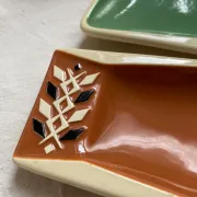Vercéram snack bowls or dishes, 1950s