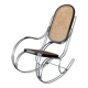 Fauteuil à bascule, rocking-chair moderniste, 1970