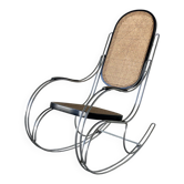 Fauteuil à bascule, rocking-chair moderniste, 1970