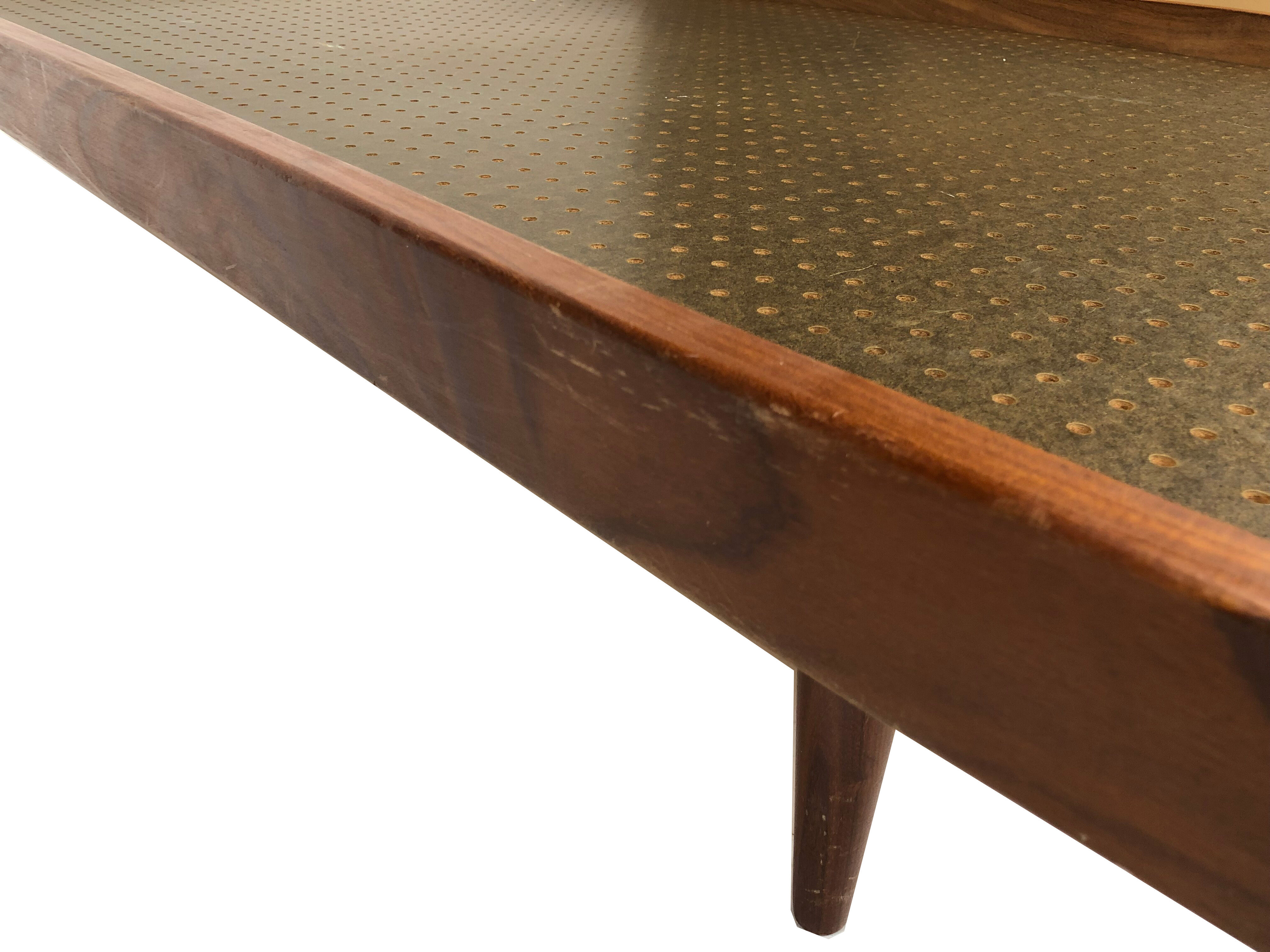 Méridienne vintage mid century en teck