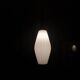 Hanging lamp with teak fixture 70