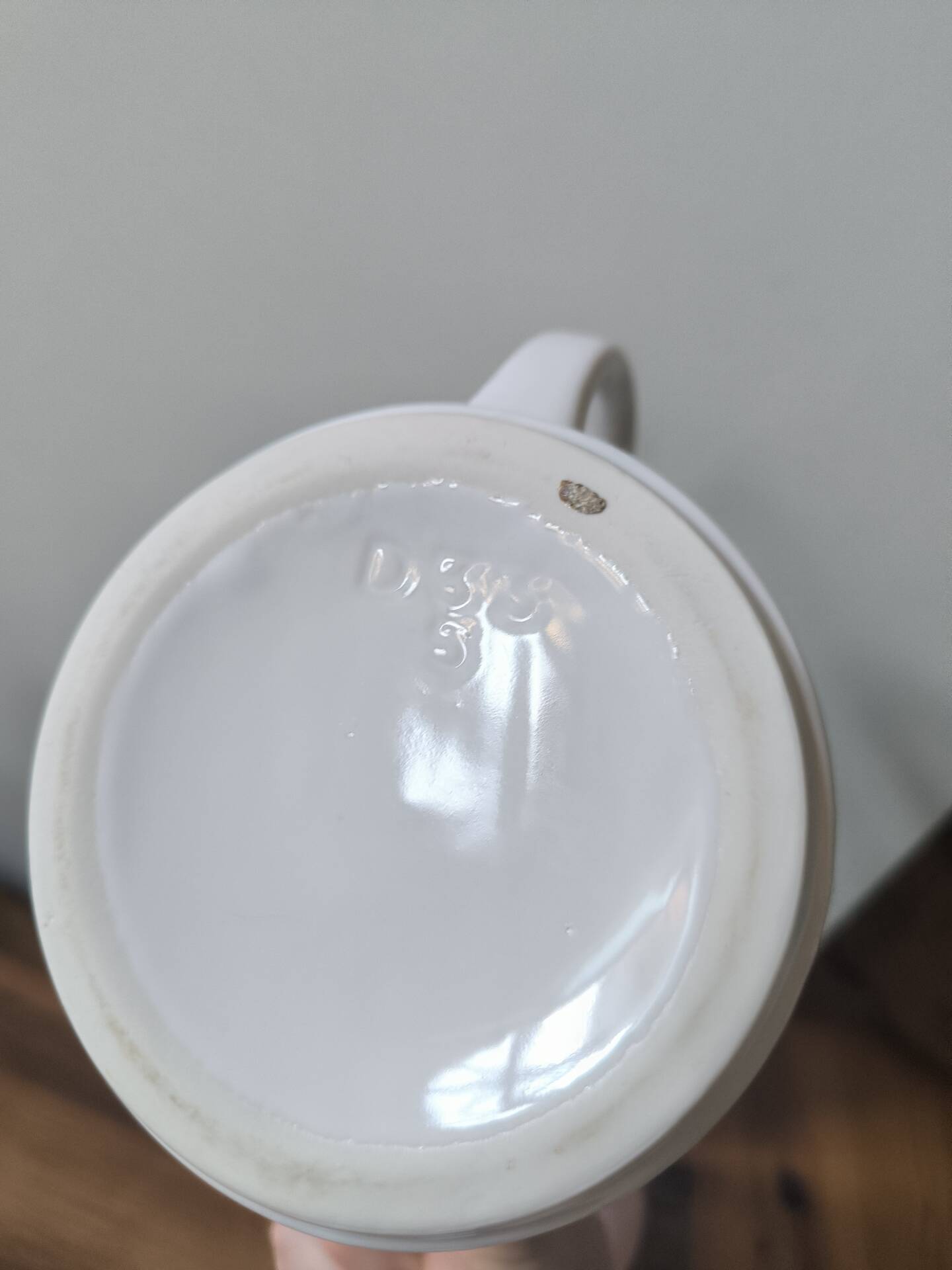 Théière tisanière vintage porcelaine cloche rose guy degrenne salam
