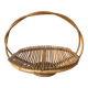 Rattan fruit basket with handle, 1970s