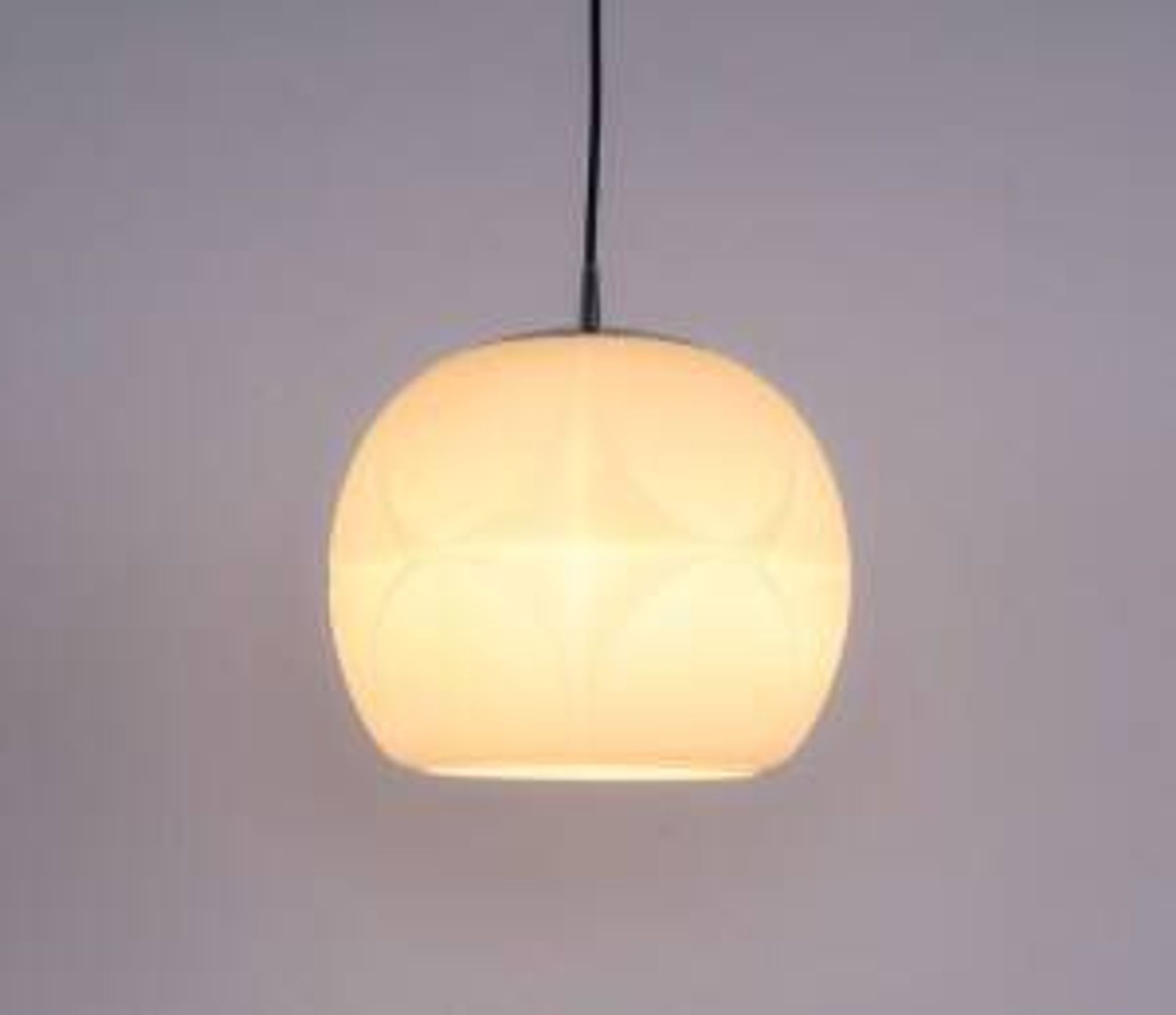 Peil & Putzler opaline glass pendant lamp