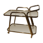 Golden serving table