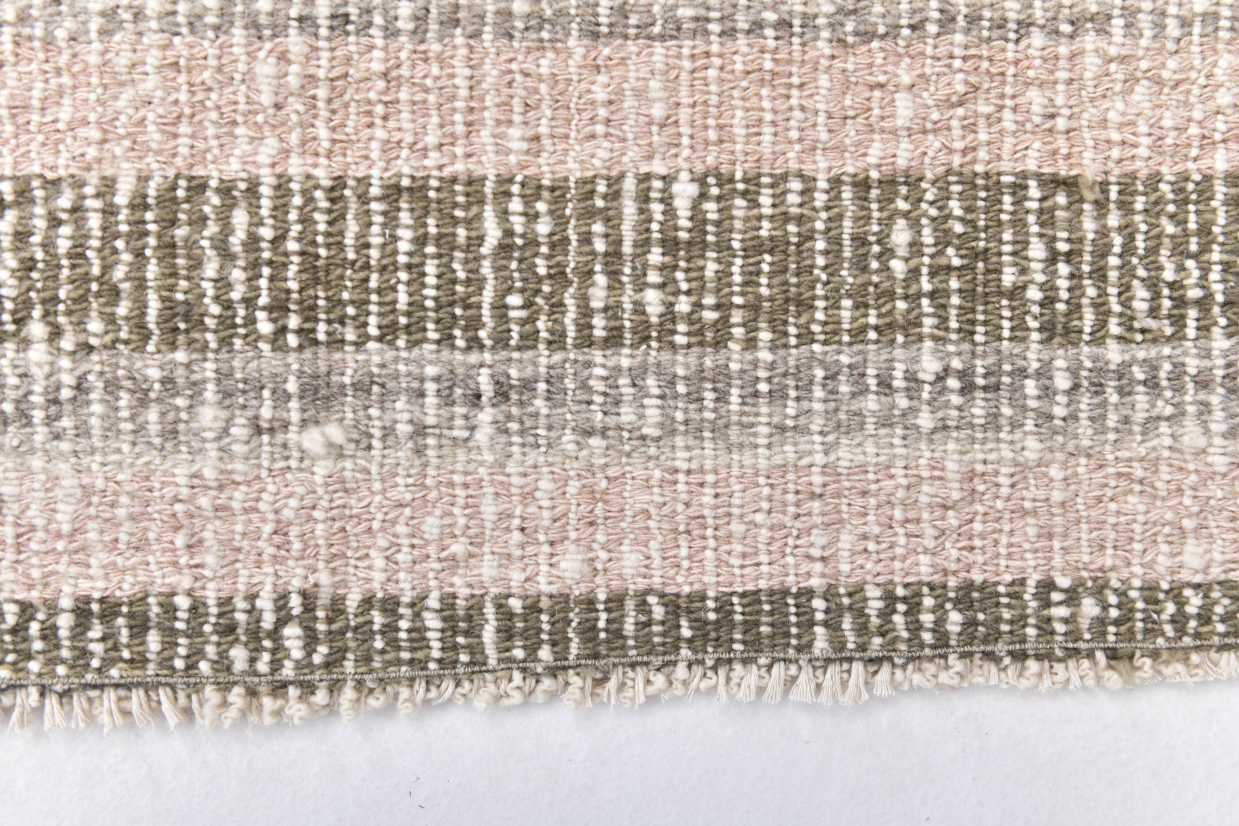 212x145 pink green wool kilim rugs, organic wool kilim rugs, scandinavian k