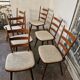 Set de 6 chaises bistrots Hiller, vers 1960
