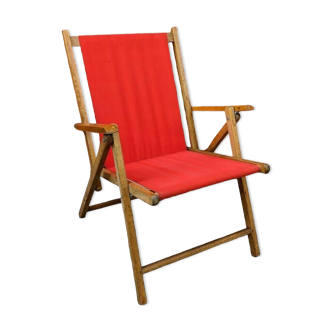 1950s folding armchair