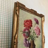 Oil painting bouquet of flowers