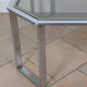 Table basse verre fumé
