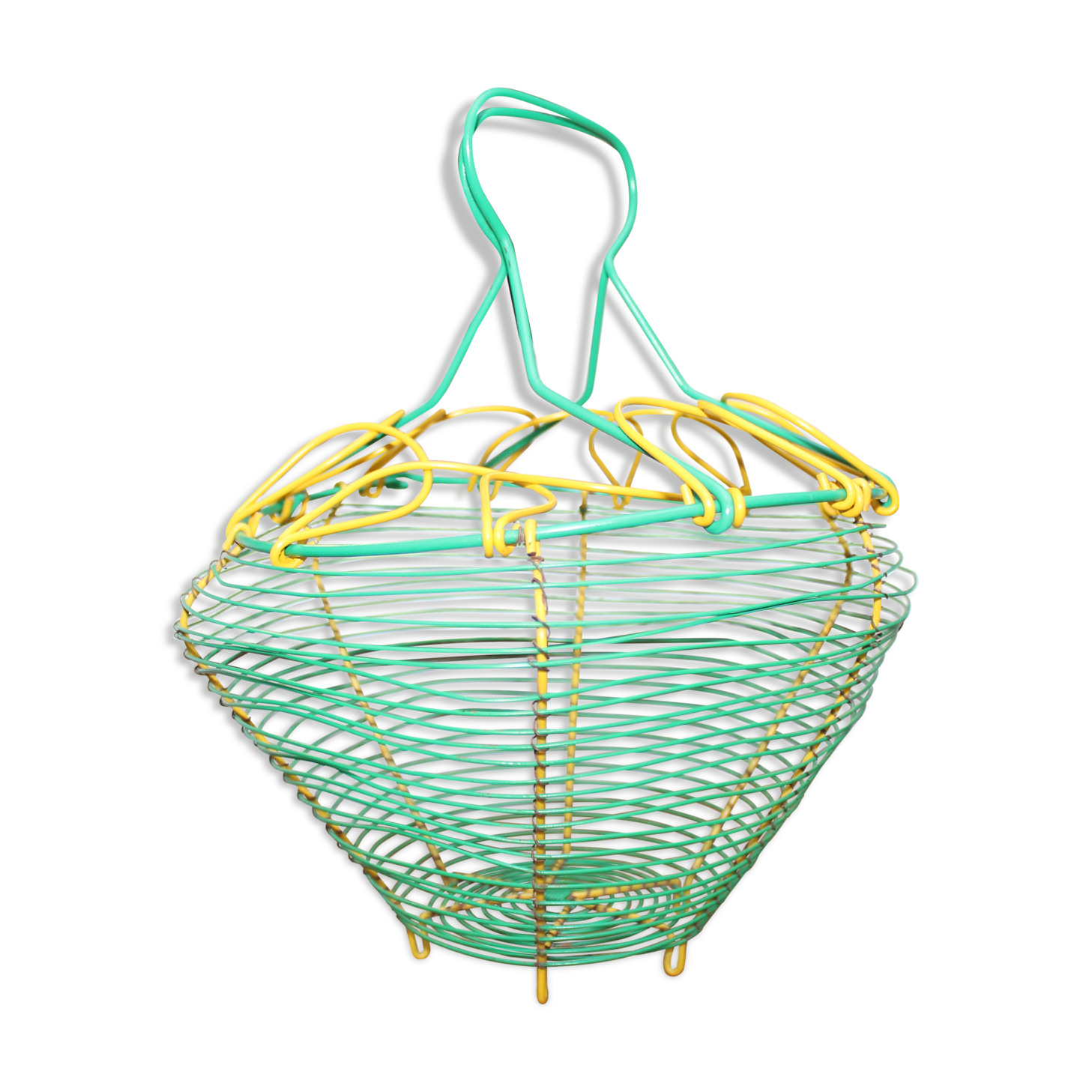 Yellow and green salad basket