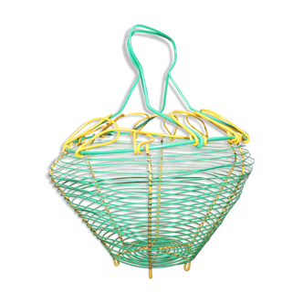 Yellow and green salad basket