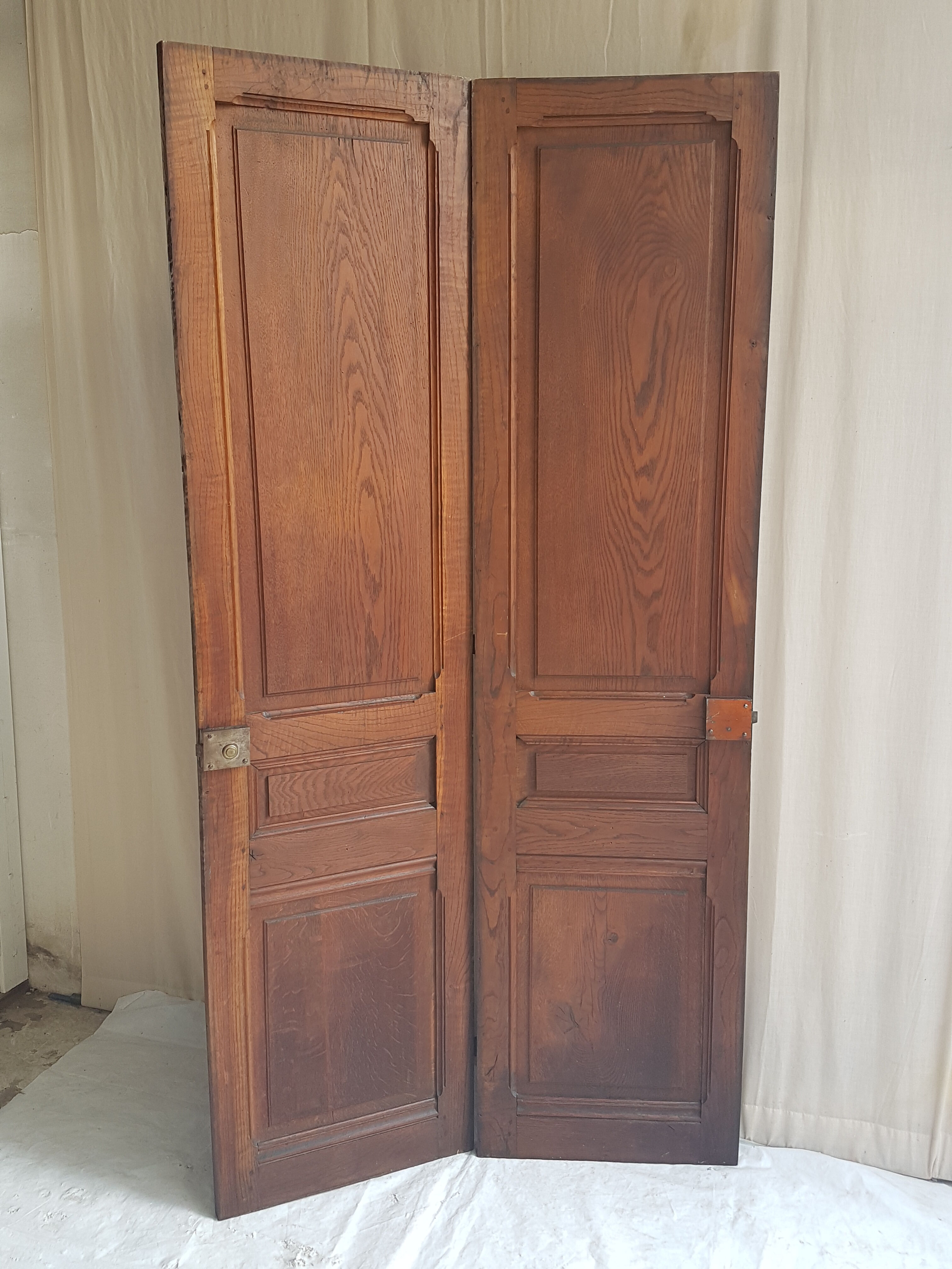 Old oak cabinet doors