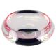 1960s Czech Pink and Blue Sommerso Glass Ashtray by Hospodka