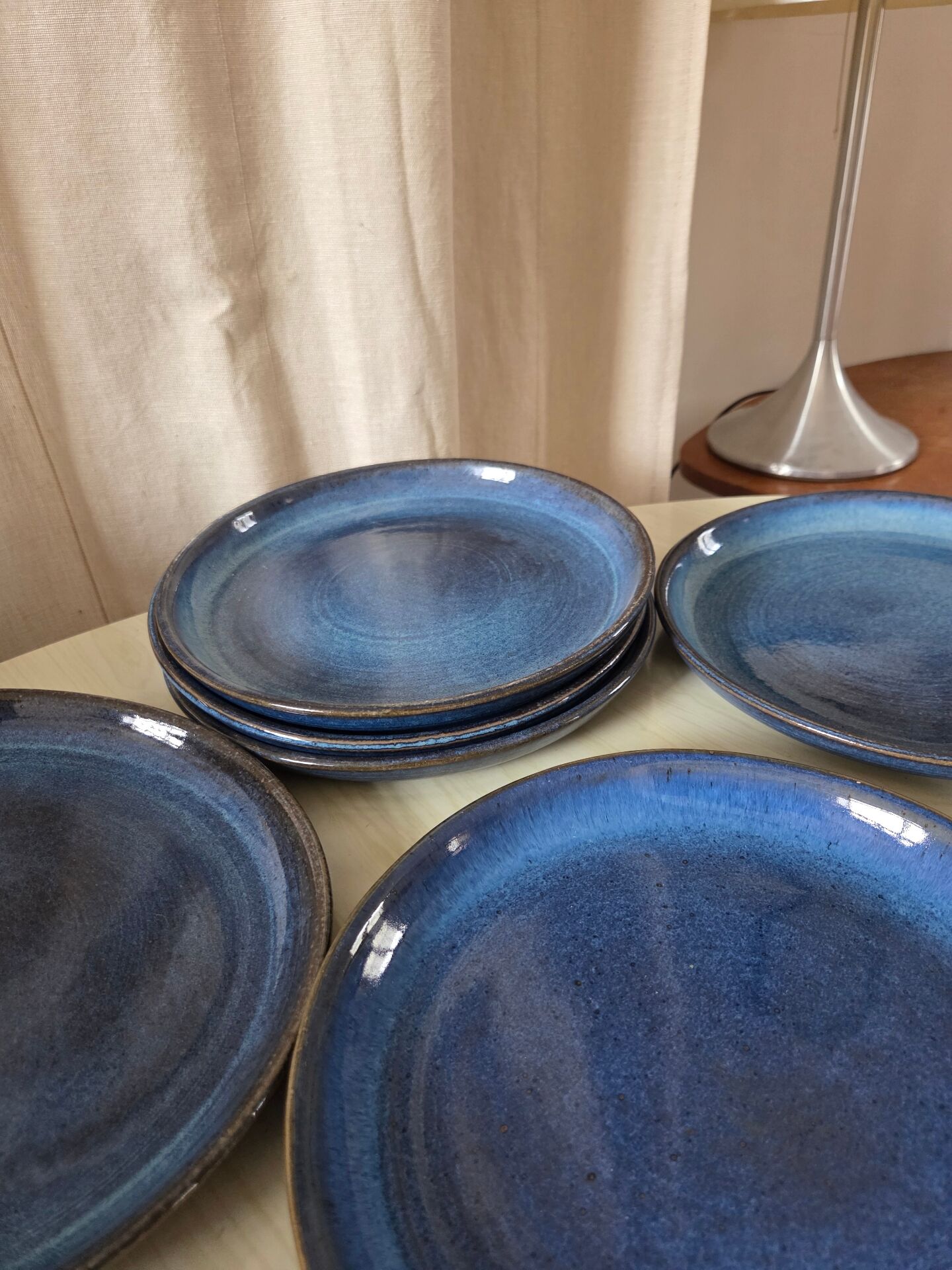 Lot de 6 assiettes en céramique