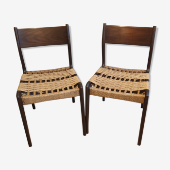 Chaises Havana par Consorzio Sedie Friuli circa 1960