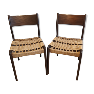 Chaises Havana par Consorzio Sedie Friuli circa 1960