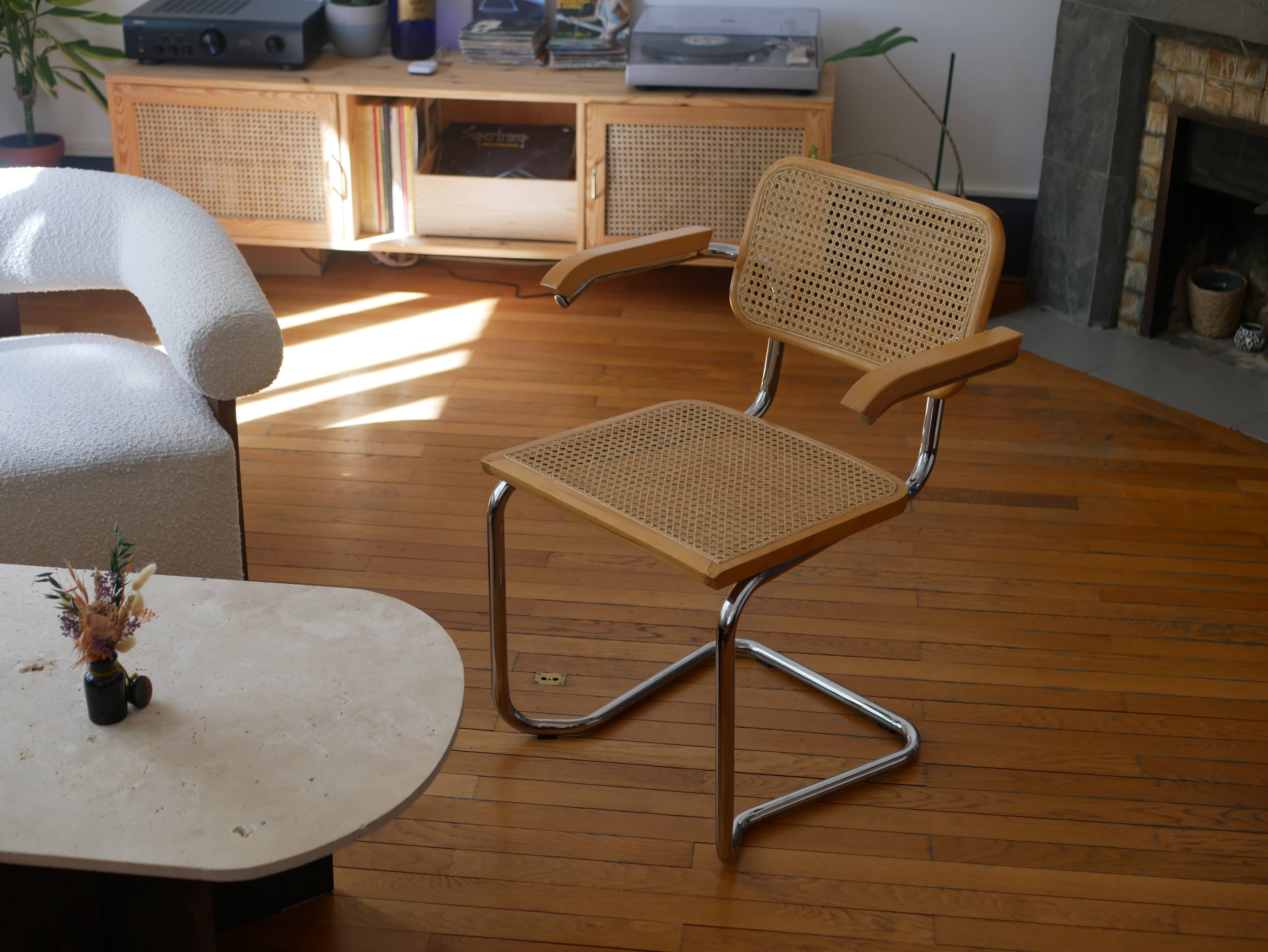 Fauteuil B64 / Cesca de Marcel Breuer – Édition années 2000