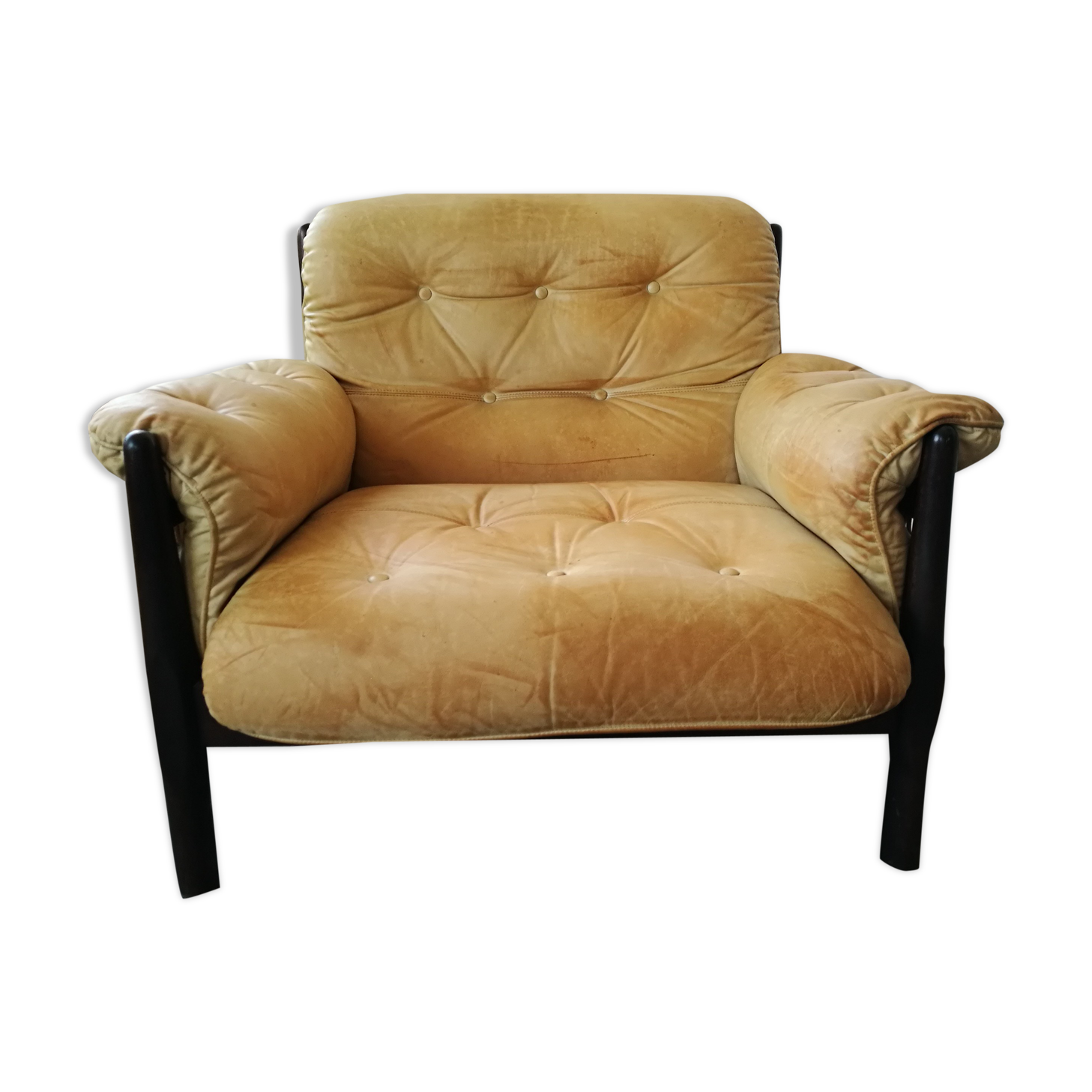 Leather armchair
