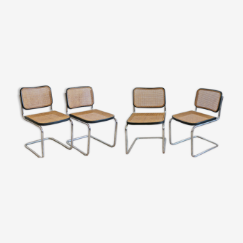 Ensemble de 4 chaises Marcel Breuer B32