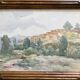Watercolor painting André CASABONNE (1922-1950) Orientalist Kabylie Algeria