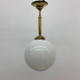 Antique Philips opaline glass hanging lamp, 1950’s