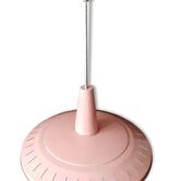Superbe lustre plafonnier soucoupe rose années 50 édition Philips vintage 1950