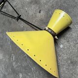 Diabolo wall lamp, René Mathieu, Maison Lunel, 1950s