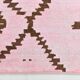 7x10 Pink Brown Modern Kilim Rug, 208x300Cm