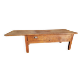 Large farmhouse coffee table, old table