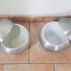 Pair of vintage ice buckets