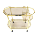 Vintage bar cart / side table hollywood regency style